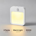 Viviendo motion sensor night lights 2 pack warm light main image