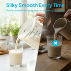 Livatro nut milk maker pouring a smooth drink
