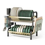 Adivo black gold 2-tier dish rack