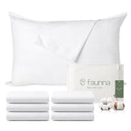 Faunna white FCCT pillowcases 6 Pack package image