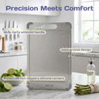 Adivo titanium cutting board design details