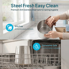 Livatro humidifier stainless steel tank cleaning detail