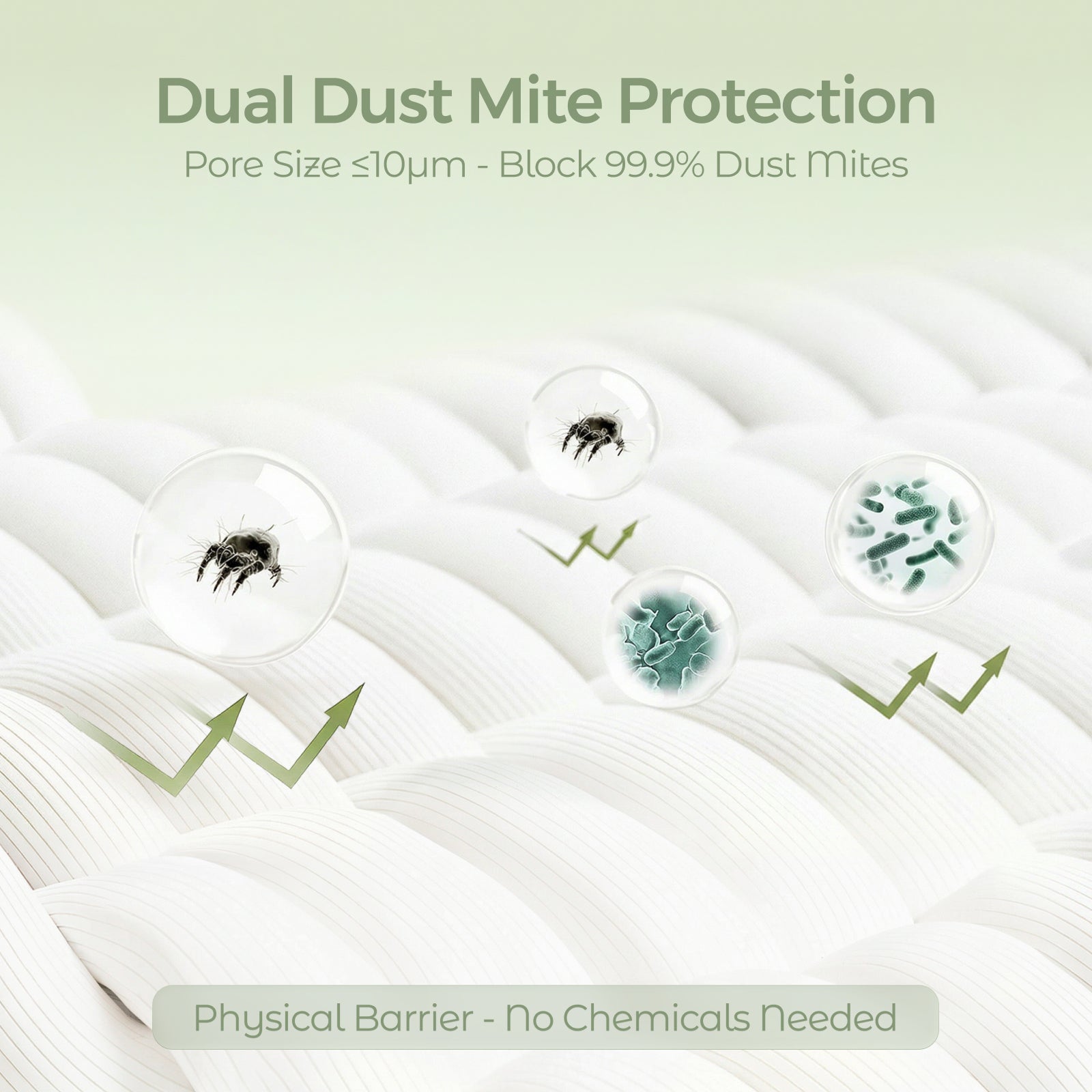 Faunna FCCT pillowcases dual dust mite protection image