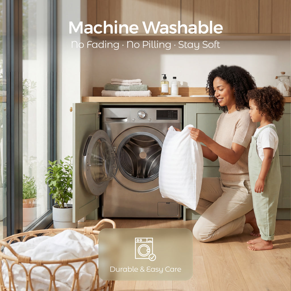 Faunna cotton pillowcases machine washable care image