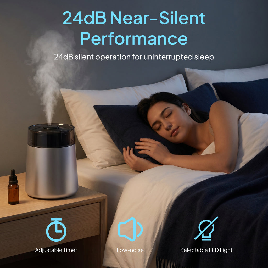 Livatro 7L humidifier near-silent bedroom use image