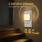 Viviendo motion sensor night lights 0.6W ultra efficient design