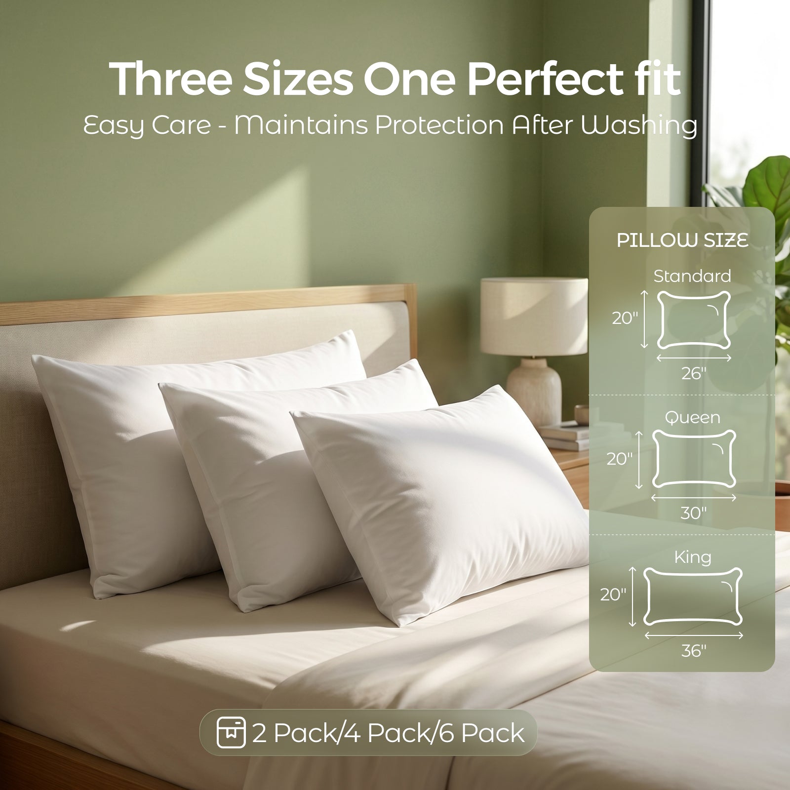 Faunna FCCT pillowcases three sizes one perfect fit image
