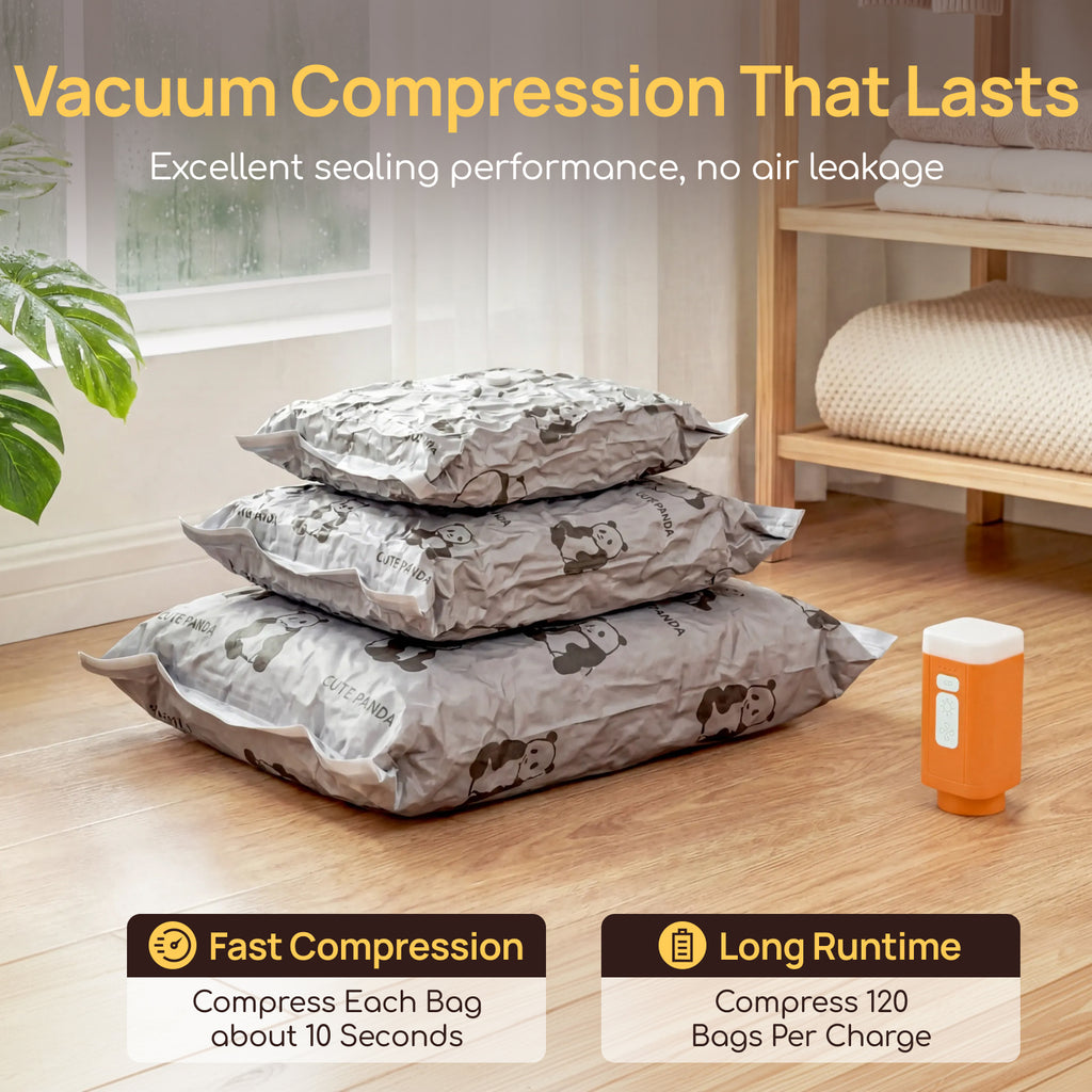 Viviendo vacuum storage bags and wireless electric pump product feature 1
