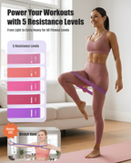 Counting Pilates Ring Set with Adjustable Straps