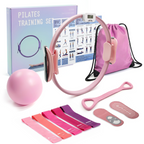 Counting Pilates Ring Set with Adjustable Straps