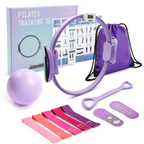 Counting Pilates Ring Set with Adjustable Straps
