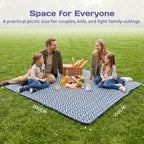 Adivo geometric picnic blanket family picnic space