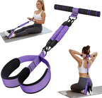 MAXU resistance band with handle in Purple